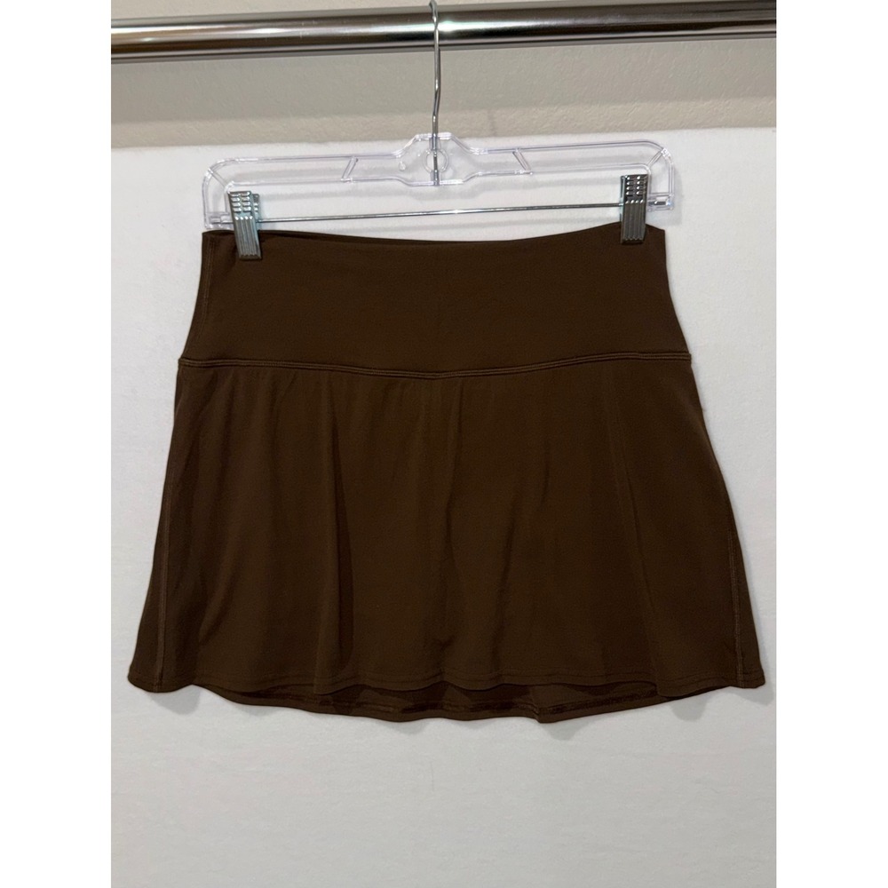 Lululemon Court Rival High-Rise Brown Tennis Skort Size 10